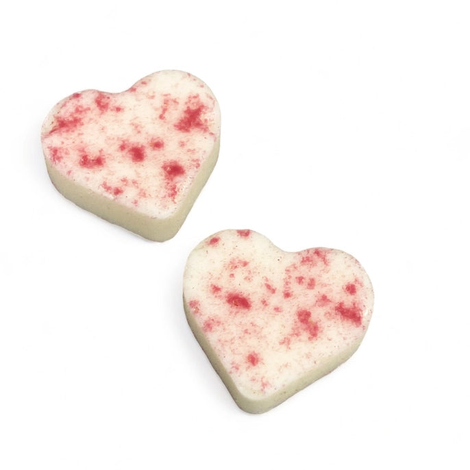 White Chocolate Raspberry Hearts