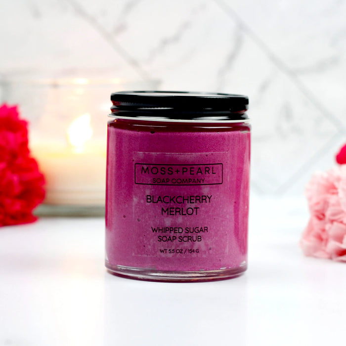BlackCherry Merlot Sugar Soap Scrub